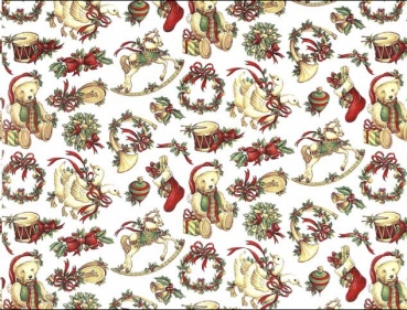 Decal – Chintz – XMAS GIFTS CLEAR – ca. 50 x 70 cm